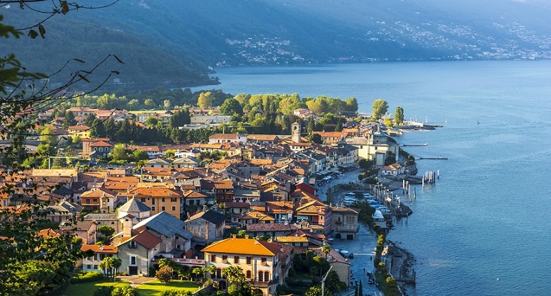 Cannero Riviera on Lake Maggiore Italy