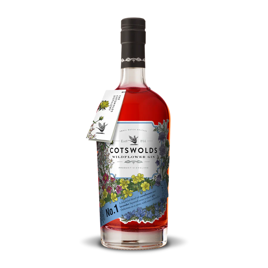 Cotswolds Wildflower Gin Bottle Cotswolds Wildflower Gin Bottle