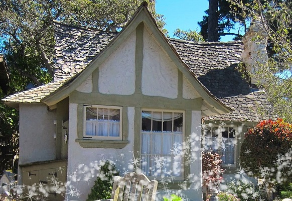 Gretel Cottage in Carmel-by-the-Sea, California USA. A true Storybook Cottage.