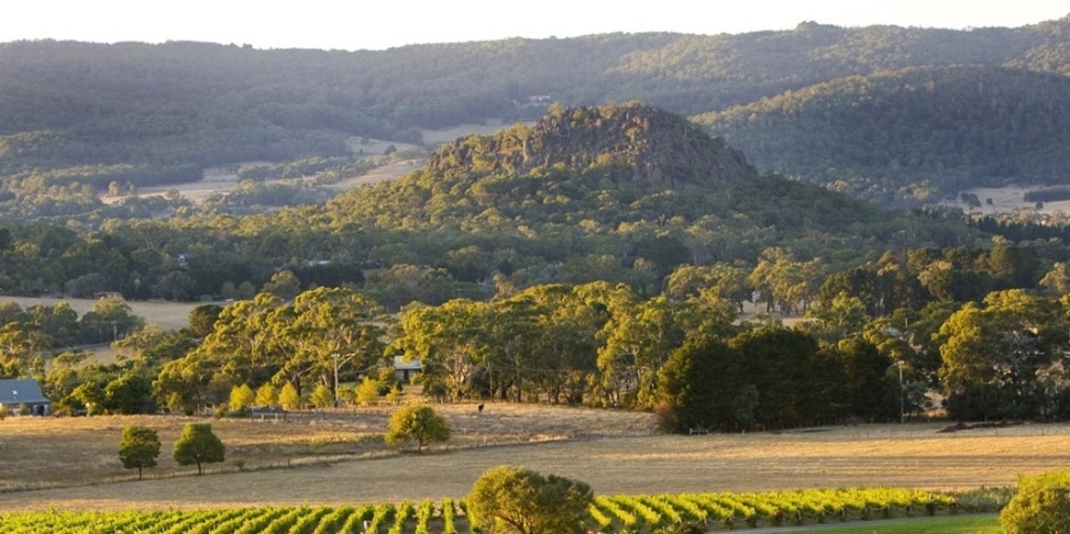 Hanging Rock Winery near Daylesford VIC AU
