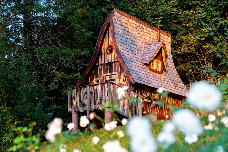 Hexen Haus or Witch's House in Trifels, Germany.