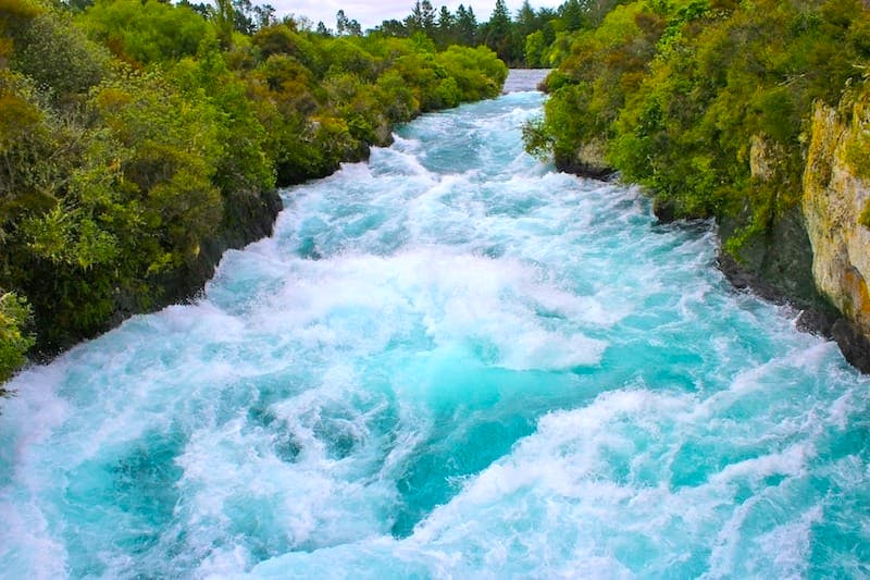 Huka Falls - Lake Taupo - New Zealand Huka Falls - Lake Taupo - New Zealand