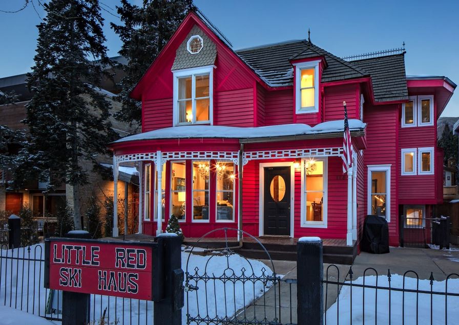 The Little Red Ski House - Aspen Colorado USA The Little Red Ski House - Aspen Colorado USA