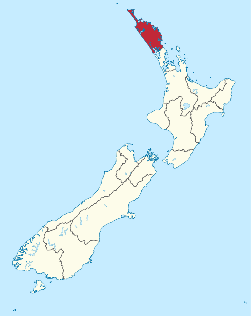 Location Map Northland New Zealand Location Map Northland New Zealand