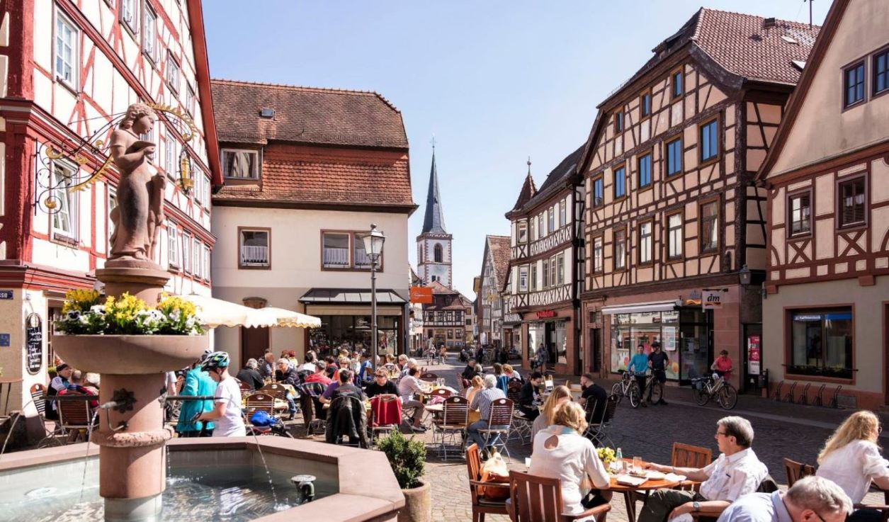 Lohr am Main Historic Old Town Germany