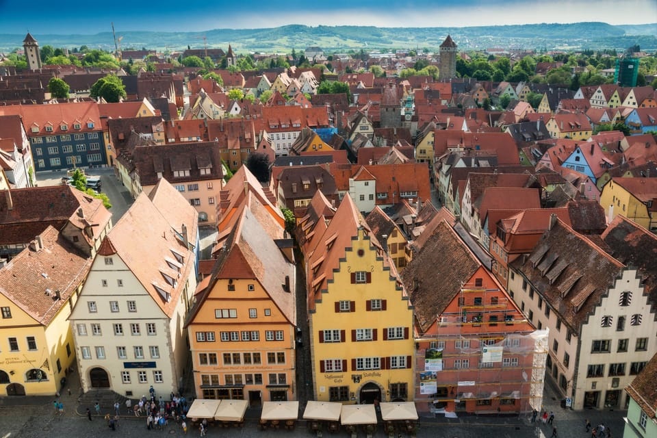 Rothenburg rooftops Germany