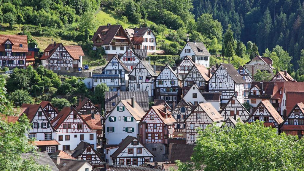 Schiltach Town in the Black Forest Germany