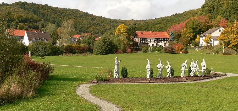 Snow White and Seven Dwarfs Statues Germany