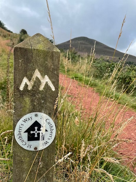 St Cuthberts Way Waymarker Scotland
