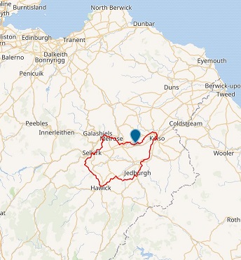 The Borders Abbey Way Map