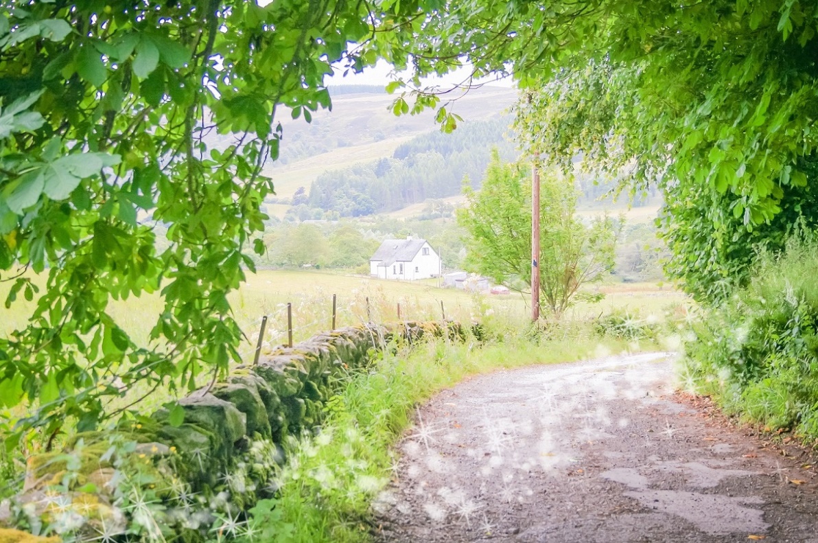 A Whimsical Cottage in a valley in Scotland