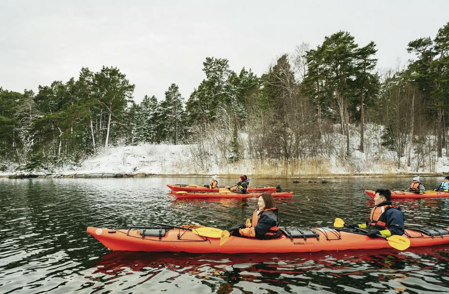 Winter Kayaking Sweden Tour Image Winter Kayaking Sweden Tour Image